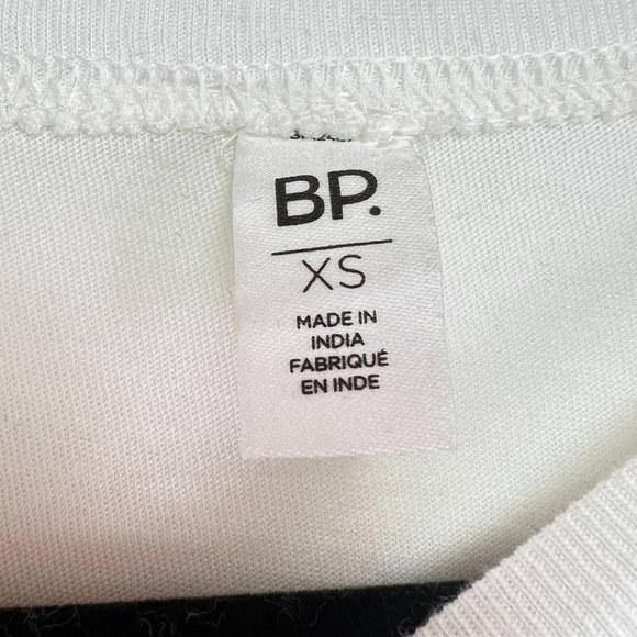 NWT BP Empowerment Short Sleeve Crew Neck Graphic T-Shirt White Women's Size XS - Picture 5 of 9